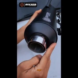 Knalpot standar racing genio ORIGINAL SIXXER
