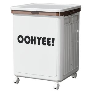 MEIZHUFU | Large Capacity Foldable Storage Box With Wheels