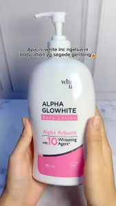 WHITE INC Alpha Glowhite Body Lotion UV Protection Whitening & Moisturizing 400ml