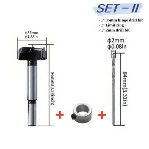 Woodworking 35mm Concealed Hinge Jig Kit or Drill Accessories Hinge Boring Jig Drilling Guide Locator for Cabinet Cupboard Tool