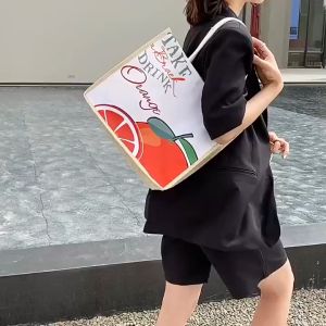 Túi cói túi tote mini đi biển nữ đẹp đi chơi thời trang dễ thương cute phong cách vintage