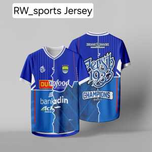 JERSEY PERSIB BANDUNG CHAMPIONS BAHAN DRYFIT FULL PRINTING GRATIS NAMA DAN NOMOR PUNGGUNG