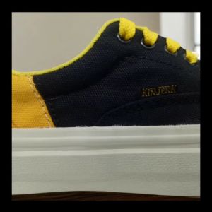 Sepatu anak terbaru laki laki & perempuan sneaker sekolah santay warna hitam kuning