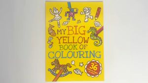 My Big Yellow Colouring Book for Kids to Doodle & Color Fun Scenes