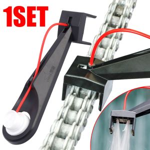 Motorcycle Chain Lube Applicator Mess-Free Chains Wax Cleaner Car Bike Bicycle Chain Oiler Spray Gear Cycling Oiling Diverter