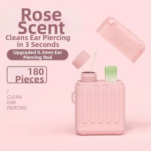 Womens Ultra-Fine Ear Piercing Cleaning Thread Travel Pack Odor-Removal Anti-Clogging Inflammation-Prevention Ear Line