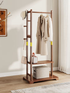 TINGXU | Multifunctional Wooden Corner Coat Rack