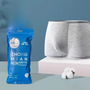 Pure Cotton Disposable Underwear for Men Travel Essentials Large Size Sterilized Triangle No Wash Short Pants Breathable
