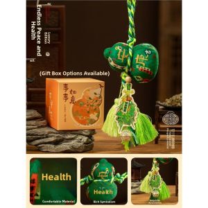 MONLEYTA | Handmade DIY Materials Pack for Dragon Boat Festival Zongzi Hanging Pendants Mosquito Repellent Gourd Employee Gifts Fragrance Pouch