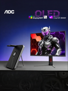 AOC | 4K 165Hz Gaming QD-OLED Computer Monitor 27 Inch