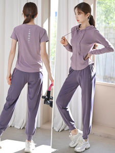 Loose Womens Fitness Yoga Clothes Summer Spring Running Sportswear Quick Dry Morning Run Popular Gymnastics Yoga Suit