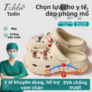 TZLDN | Dép Hè Chống Trượt Đệm Mềm Hỗ Trợ Cung Chân