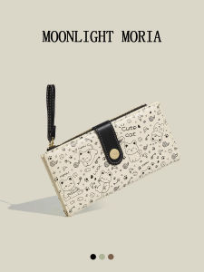 Kawaii Cat Cartoon Long Wallet Women Large Capacity Multi-Function Fashion Coin Purse Multiple Card Slots Card Holder
