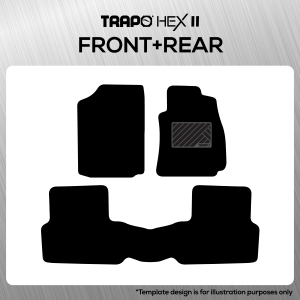Trapo Car Mat for Mitsubishi Lancer Evolution 10 (2008-2016) | Anti-Slip | Waterproof | Custom Made | Odour Free
