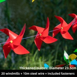 CAIKOU | National Day Outdoor Windmill Hanging Decorations