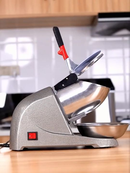 Doubleblade ice crusher, highpower ice maker, portable heavyduty ice