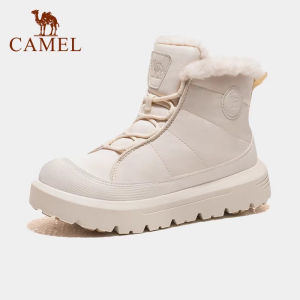 Cameljeans Outdoor Winter Waterproof Snow Boots Womens Thick Sole Plus Velvet Anti-slip Cotton Shoes