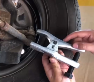 NASHI เหล็กดูดลูกหมาก ตัวดึงลูกหมากรถยนต์ เครื่องมือถอดดึง สีเงิน พร้อมส่งจากไทย