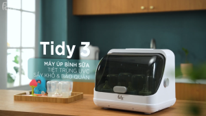 Máy úp bình sữa tiệt trùng UVC sấy khô và bảo quản FATZ BABY Tidy 3 FB4601HB dung tích 20 lít