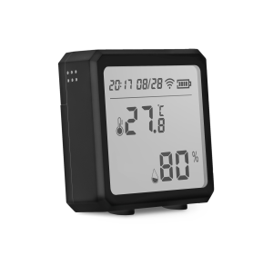 Onenuo cuộc sống thông minh Wifi Nhiệt ẩm kế cảm biến tuya Alexa Google LCD hiển thị wifi độ ẩm phát hiện nhiệt độ cảm biến