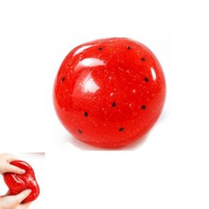 Aitemay 2PCS Handmade Watermelon Squishy Stress Ball - Slow Rebound Realistic Fruit Slush Toy Soft Stretchy Sensory Squeeze for Anxiety Relief Fun Desk Decoration & Summer Gift for All Ages