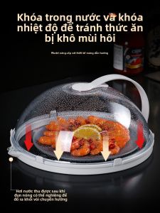 MONLEYTA | Nắp Che Lò Vi Sóng Chống Dầu Chống Bắn Chịu Nhiệt