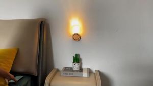 GDLUOAO Smart Motion Sensor LED Wall Lamp Wireless Magnetic Battery Operated Night Light