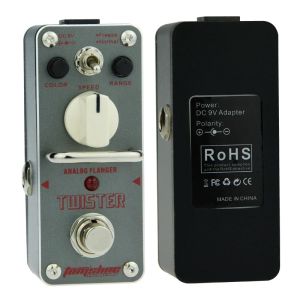 IRIN | AROMA Twister Electric Guitar Pedal Effect Analog Flanger Analogue Effect True Bypass Pedal Electric Guitar Accessories & Parts
