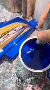 AIKKA H1232 Dream Dark Blue | HONDA EX5 Dream | Original 2K Motor Paint Aerosol Cat Bancuh Motor DIY