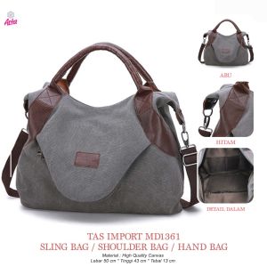 BISA COD Tas Keren Import Sling Bag / Shoulder Bag / Hand Bag High Quality Tas Import MD1361 Koleksi Tas Kerenz