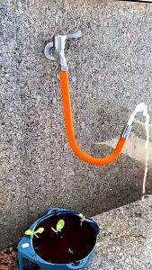Local Stock Faucet Extension Hose 360 Degrees Silicone Tube Bathroom Extension Water Tap