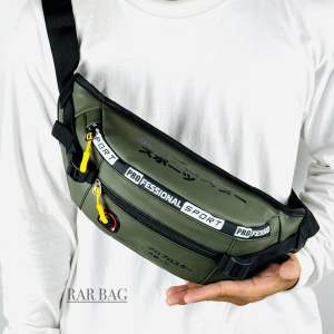 Tas Selempang Pria Wanita Waterproof WaistBag Tas Pinggang Anti Air