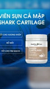 Bổ Xương Khớp Healthy Care Shark Cartilage 750mg 200 Tablets