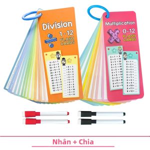 Thẻ Bảng Toán 1-12 Công Cụ Tự Kiểm Tra Công Cụ Học Tập Montessori Dụng Cụ Dạy Toán Cho Phép Cộng/trừ Và Phép Nhân/chia