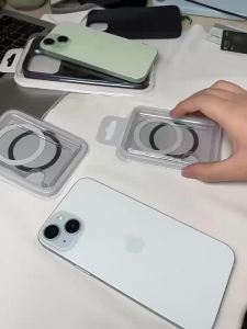 Ốp Điện Thoại Nam Châm Mạnh Mẽ Có Hộp Đựng Thẻ Tương Thích Với Magsafe Dành Cho iPhone - Vỏ Nhựa Trong Suốt Có Khe Đựng Thẻ