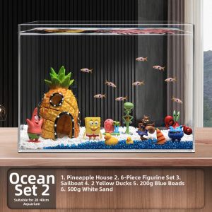 DABINGYANG | Cartoon Character Ornament Fish Tank Decoration Kit