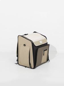 HamshMoc Pet Travel Backpack Expandable Tent Carrier With Ventilation Window For Small Pets Outdoor