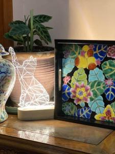 Hand-Painted Ceramic Tea Tray Black Background Creative Home Luxury New Chinese Style High End Rectangular Shape Tea Plate