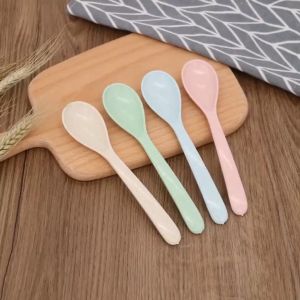 🔥FAST SHIPPING🔥 Wheat PP Plastic Spoon (Sudu Kecil Pelbagai-guna)