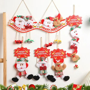 Yespery giáng sinh vui vẻ cửa mặt dây chuyền trung tâm mua sắm đồ trang trí Giáng sinh tại nhà 2024 Xmas quà tặng của ông già noel năm mới