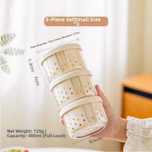 SHUEHO | Leak Proof Portable Fruit Box with Fork