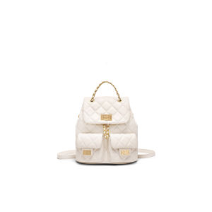 Belle | Women Leather Quilted Style Dual-use Backpack