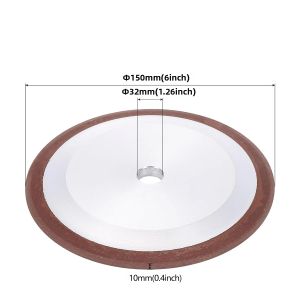 SI FANG | SIFANG Nhựa Kim Cương Đĩa Mài Đĩa Tròn 75/100/125/150mm Cho Kim Loại Carbide Thép Vonfram Phay Cắt Công Cụ Cải Tạo