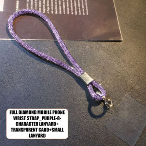INS Glitter Phone Lanyard Phone Crystal Wrist Straps Keychain Anti-lost Rope For iPhone 18 Samsung Universal Bling Hanging Cord
