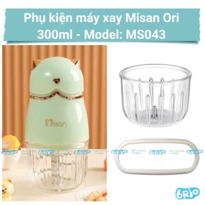 Cối Thủy Tinh Thay Thế Cho Máy Xay Ăn Dặm Misan Ori 0.3L - Model MS043
