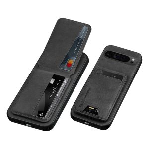 szhaiyu | Luxury Leather Card Holder Phone Case for Google Pixel 7 7A 8 8A 9 9A 10 11 Pro XL Integrated Wallet Cover Protective Back Cover
