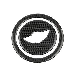 Steering Wheel Center Logo Decoration Cover Trim Wing Protector for BMW Mini Cooper 2014-2024 F55 F56 Car Interior Accessories