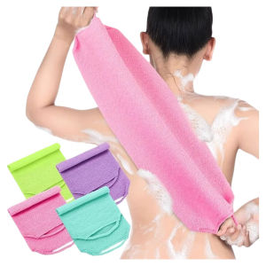 Adult Bath Towel Set Strong Mud Removal Bath Ball Double Sided Back Scrubber Powerful Cleansing Body Care Tool