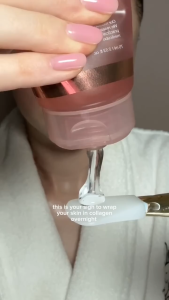 [SG] medicube Collagen Overnight Wrapping Peel Off Facial Mask Pack - Elasticity & Hydration Care Reduces Sagging & Dullness - Hydrolyzed Collagen For Glowing Skin