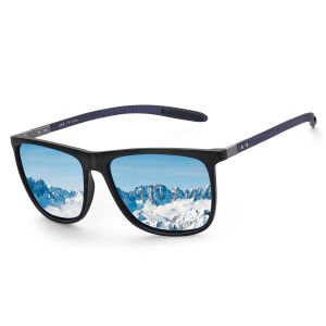 ZENOTTIC Square Polarized Sunglasses for Men Ultralight Carbon Fiber Sun Glasses Sunscreen Fishing Golf Sports UV400 Protection
